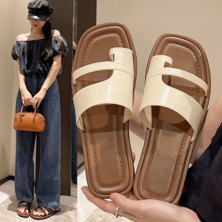 一腳蹬羅馬涼鞋