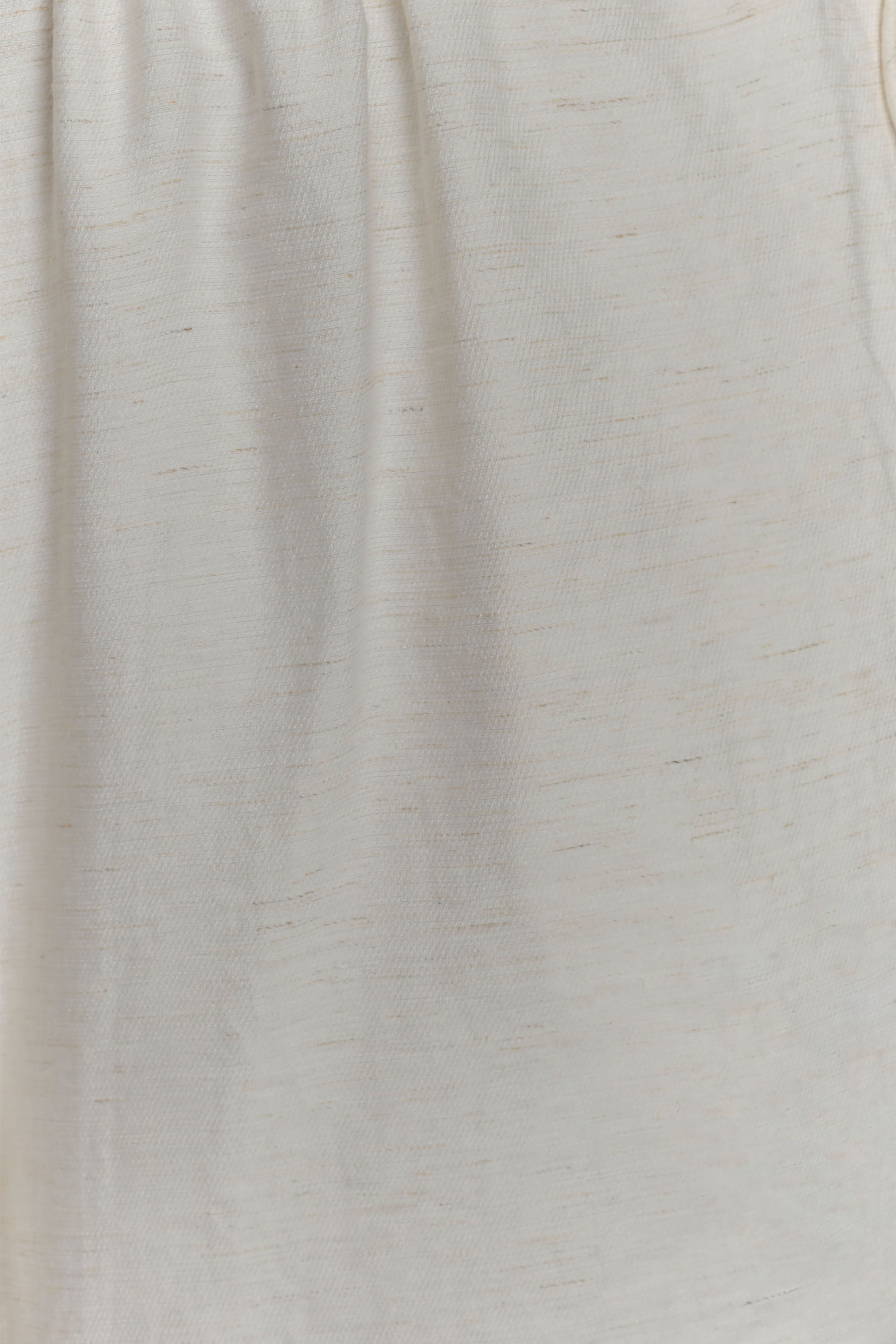 Callum Drawstring Straight Leg Pants - White