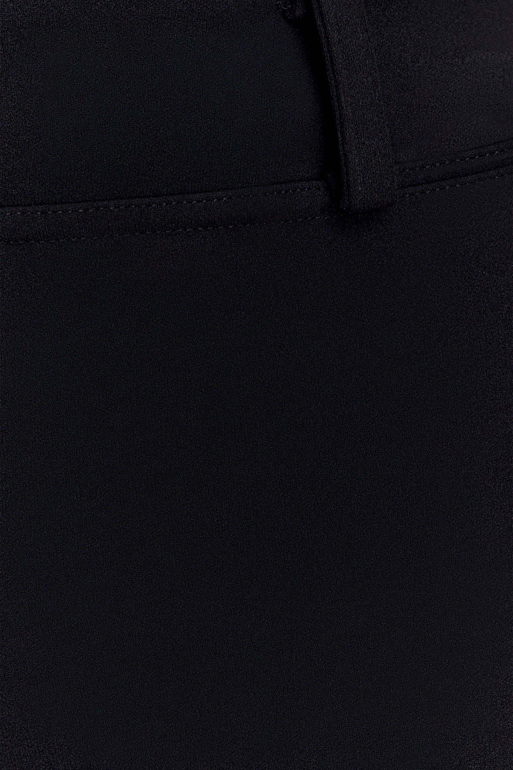 Blanca Stretch Crepe Capri Pants - Black