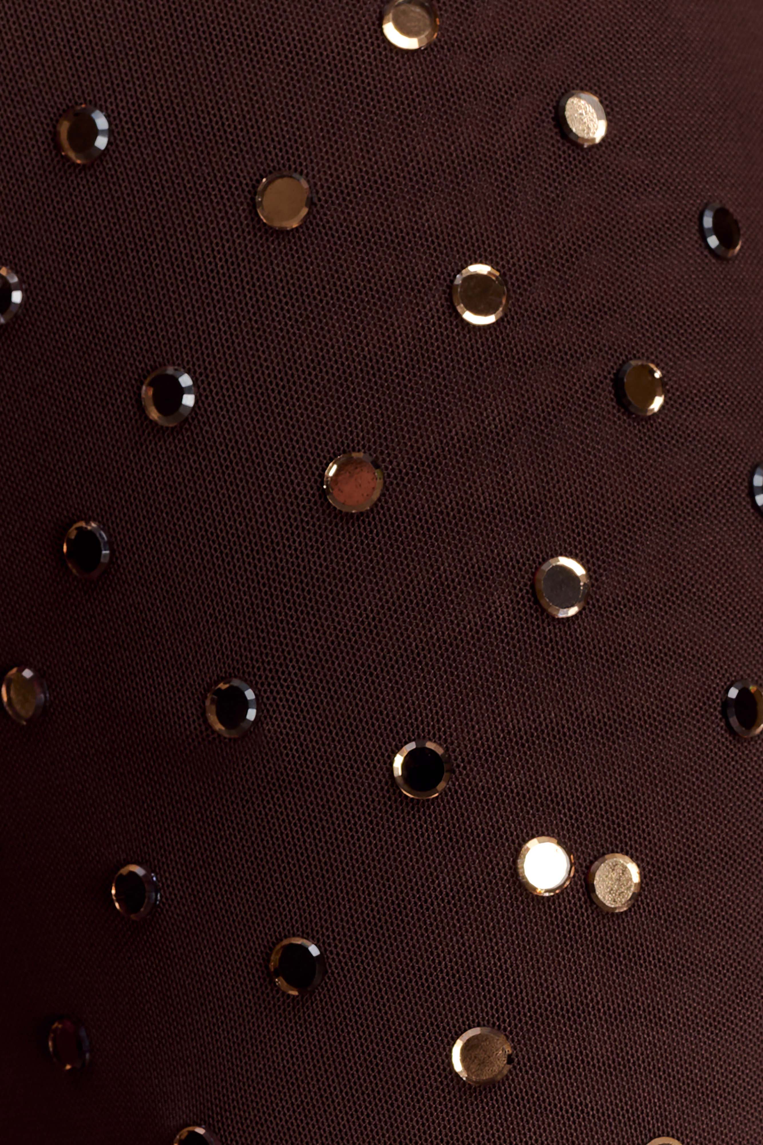 Jackie Diamante Straight Leg Pants - Chocolate