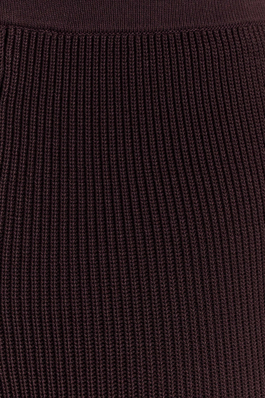 Suzie Ribbed Flared Pants - Chocolate