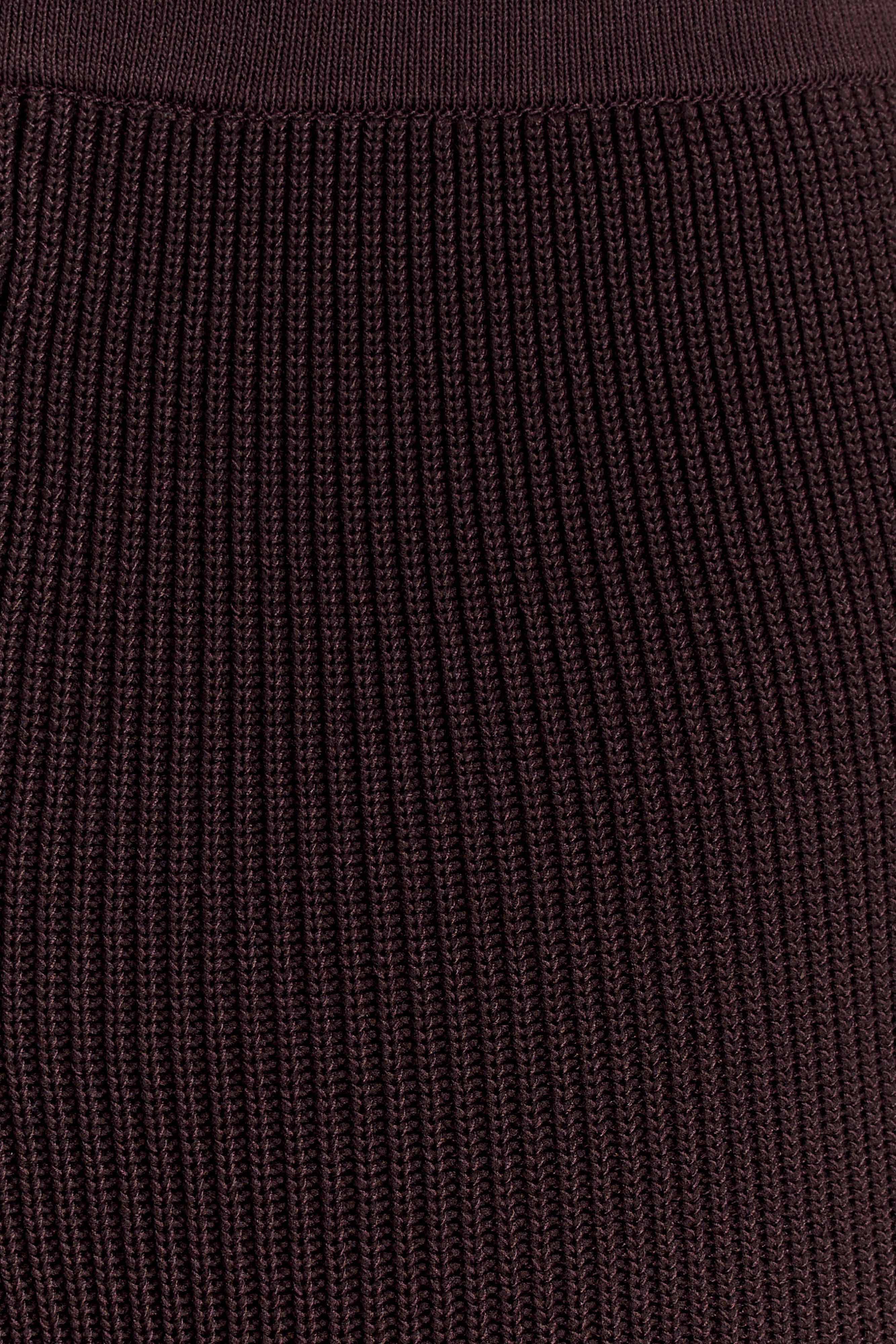 Suzie Ribbed Flared Pants - Chocolate