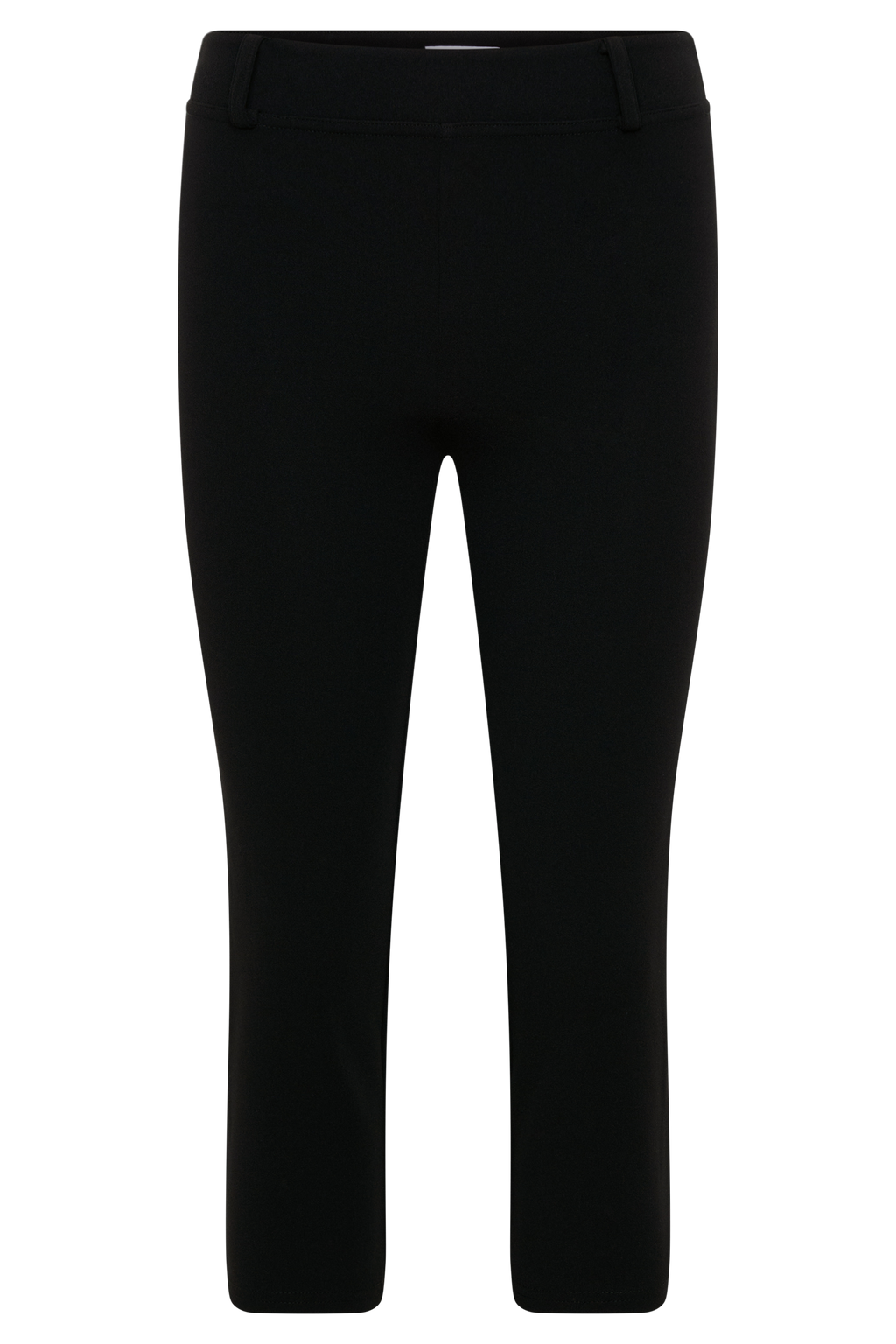 Blanca Stretch Crepe Capri Pants - Black
