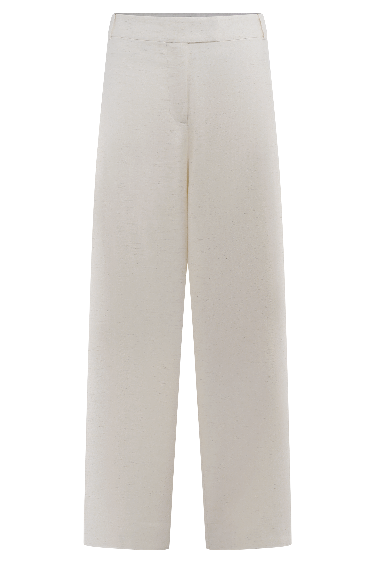 Cyrene Linen Wide Leg Pants - Oat Marle