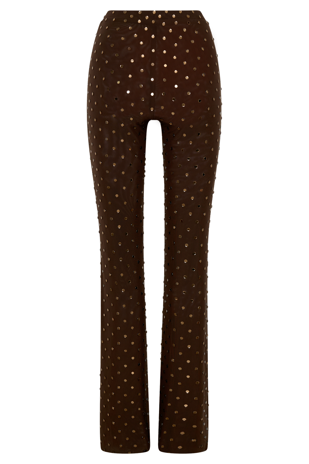 Jackie Diamante Straight Leg Pants - Chocolate