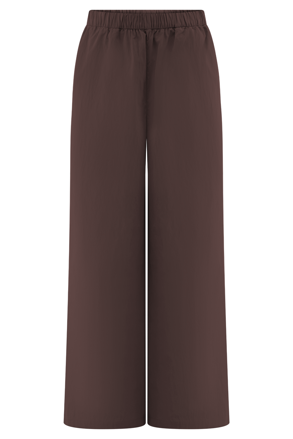 Janayia Cotton Wide Leg Pants - Dark Espresso