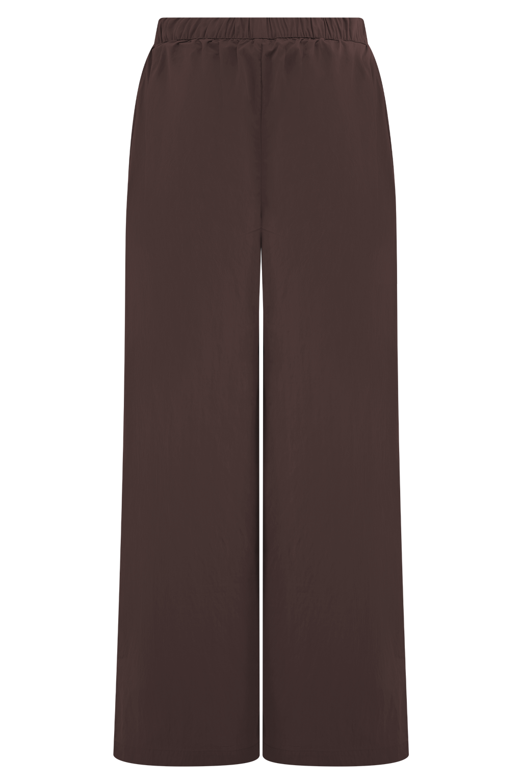 Janayia Cotton Wide Leg Pants - Dark Espresso