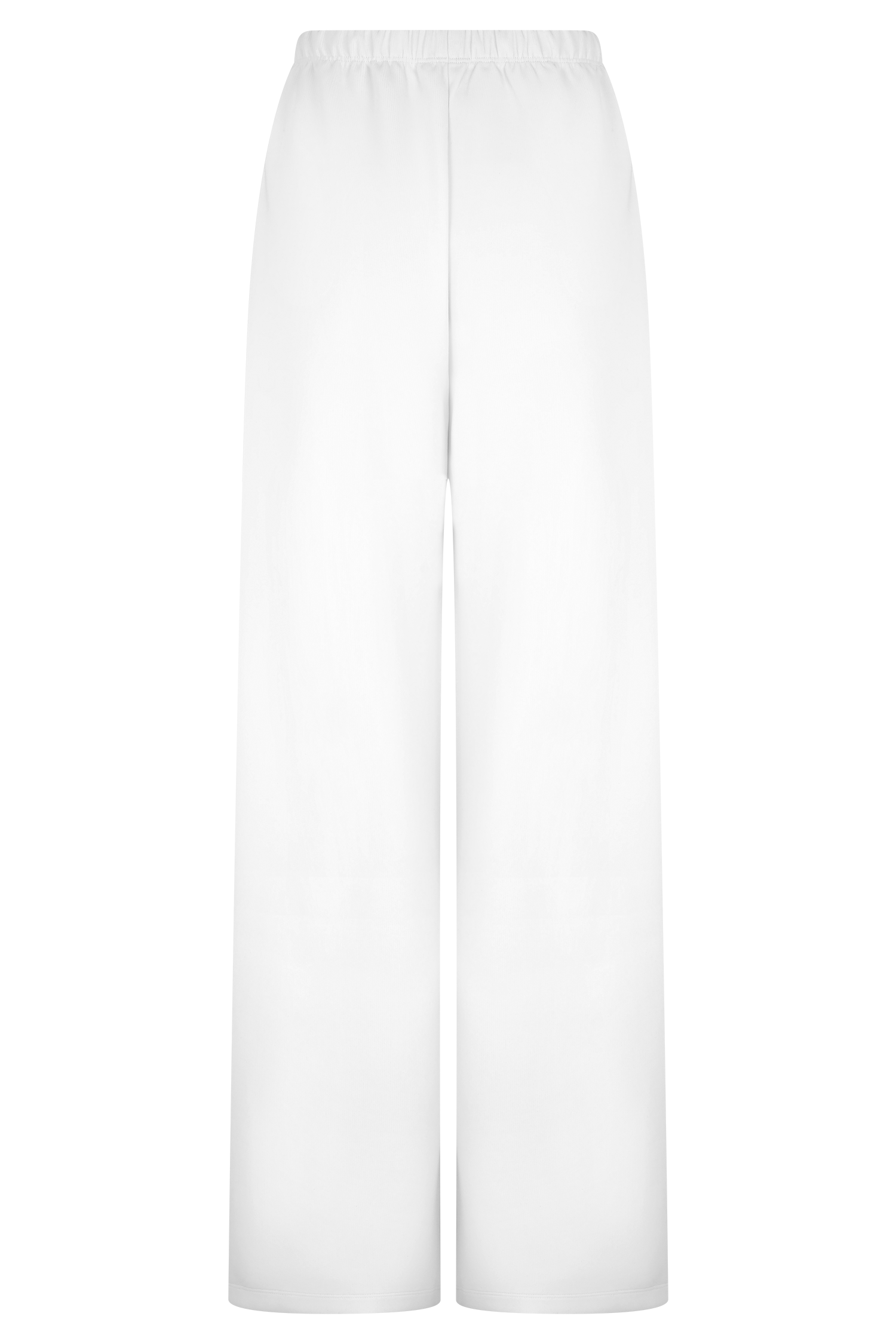 Janayia Cotton Wide Leg Pants - White