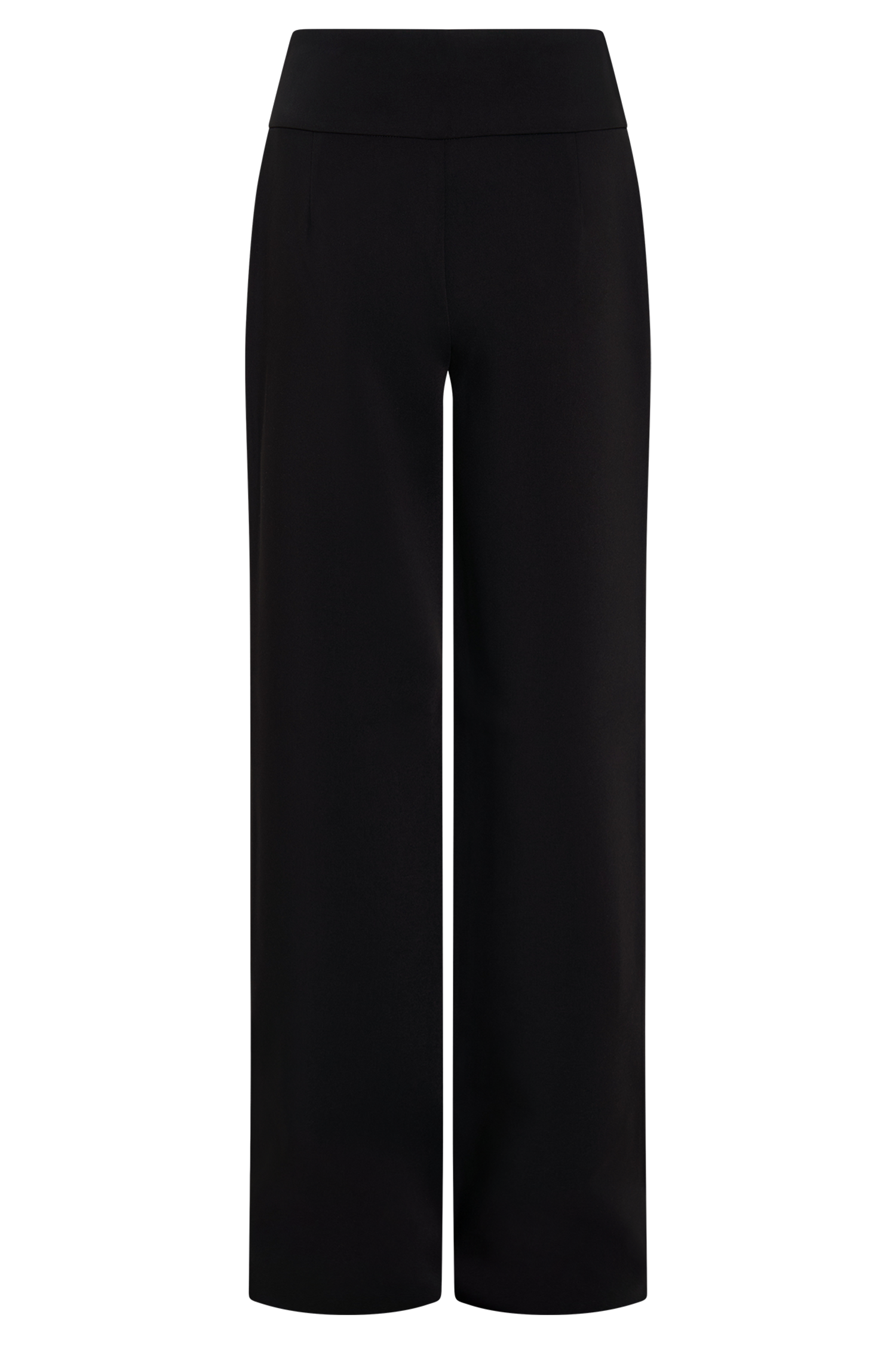 Lindie Straight Leg Suiting Pants - Black
