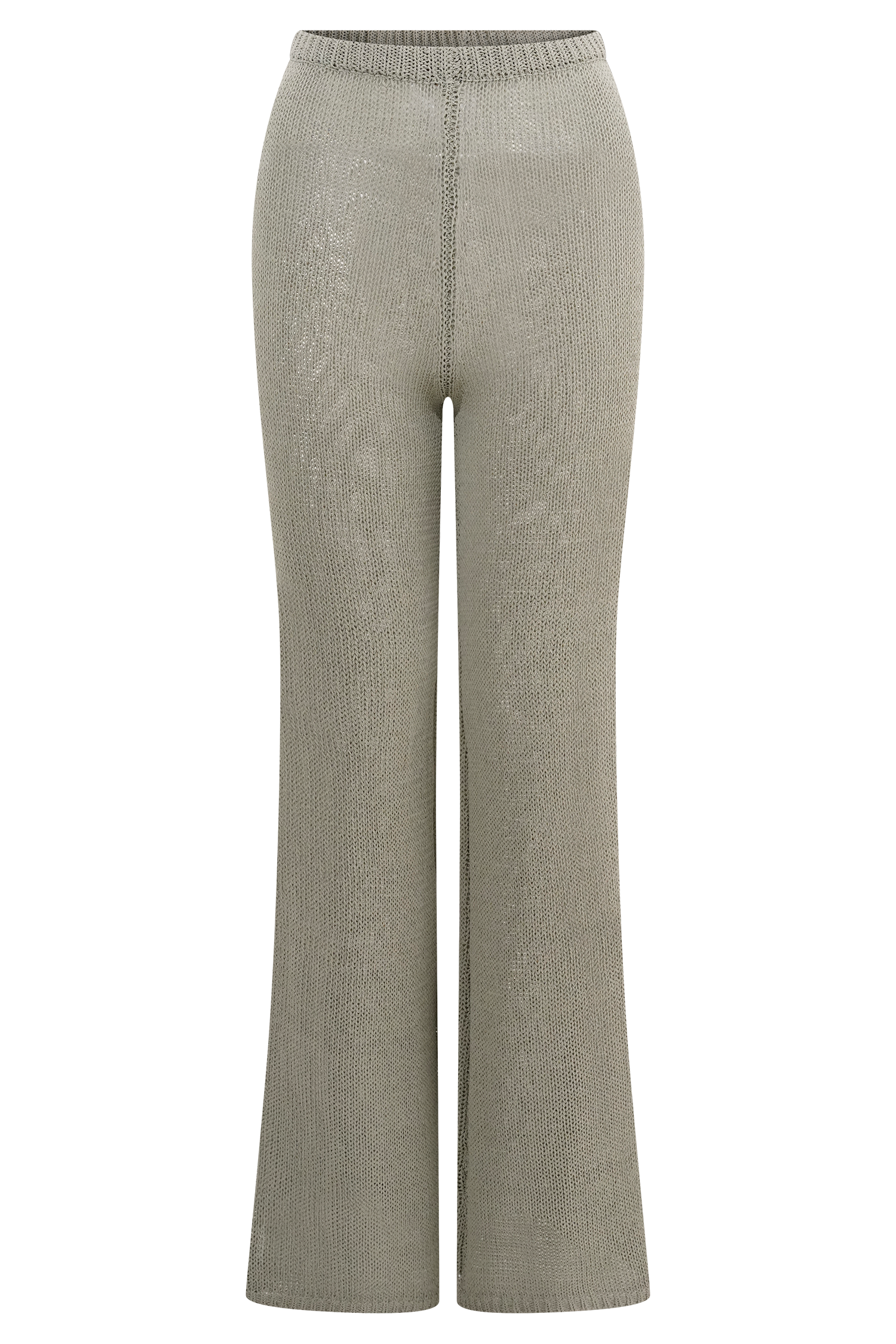Malani Wide Leg Knit Pants - Sage